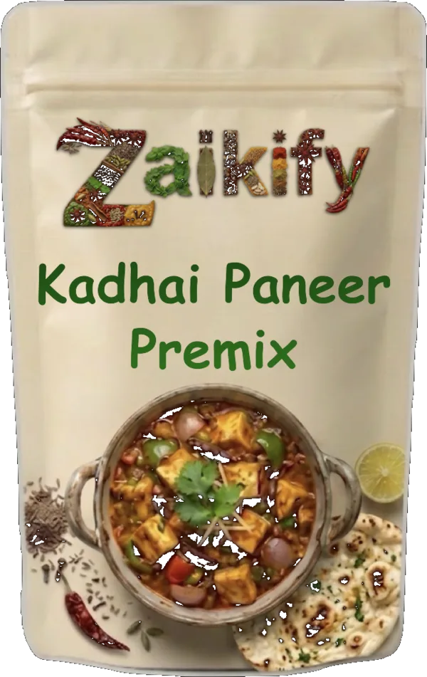 Zaikify Kadhai Paneer Premix pouch